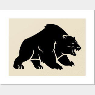 Bear side stance Posters and Art